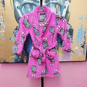 Cuddl Duds Pink Girls Robe